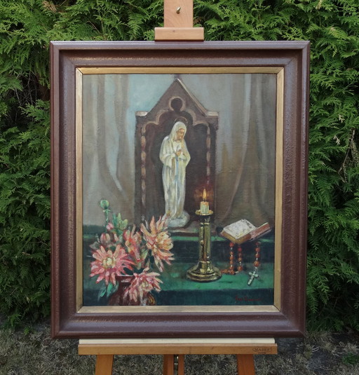 Brügge : Fernand Coevoet, Bruges 1910-1992, Nature morte, Stillben, Madone