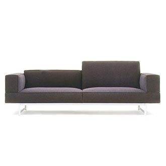 Piero Lissoni - Divano Reef in lana viola – Divani 3 posti, Wool (photo 10 of 11)