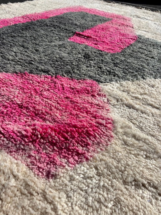 Image 1 of Authentiek Mrirt Marokkaans Berber wollen tapijt 210x310 cm - Handgeweven, zacht en kleurrijk wollen tapijt