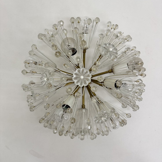 Image 1 of Sneeuwbal Plafondlamp van Emil Stejnar voor Rupert Nikoll, 1950