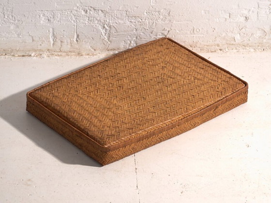 Antique Japanese flat case in woven rattan – Japan, circa 1920. Set of two. – Decorative Objects, Wood (photo 13 of 40)
