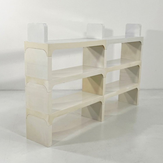 Image 1 of Weißes modulares Regal von Olaf Von Bohr für Kartell, 1970er Jahre