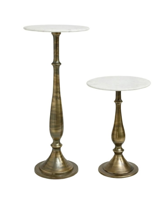 Image 1 of PTMD Side Table set Marble