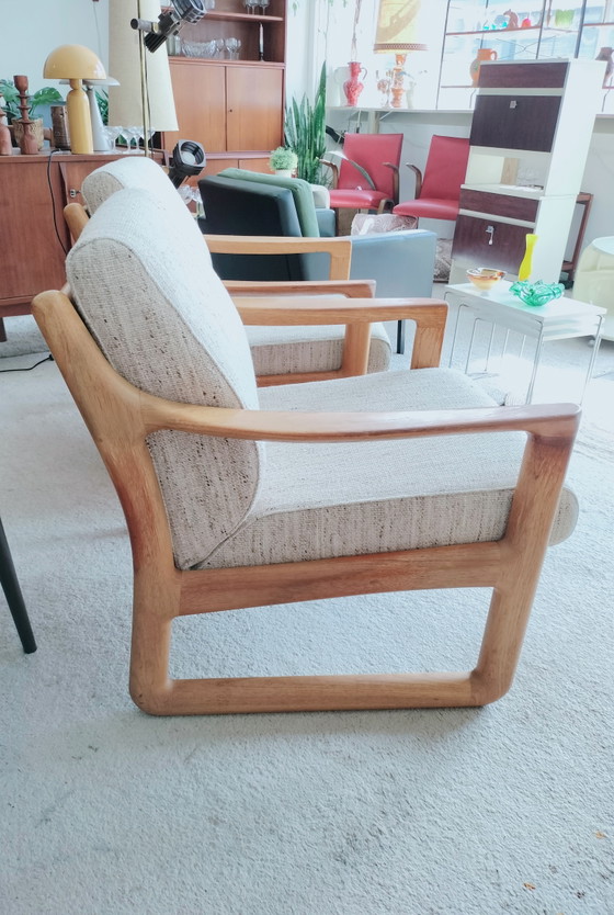 Poltrona vintage in teak danese, Silkeborg – Poltrone, Wool, Wood (photo 8 of 12)