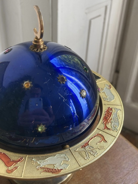 Portasigarette pianeta blu con zodiaco – Oggetti decorativi, Metallo (photo 7 of 8)