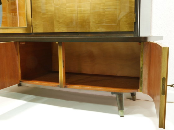 Image 1 of Credenza vintage con bancone bar, anni '50, Germania