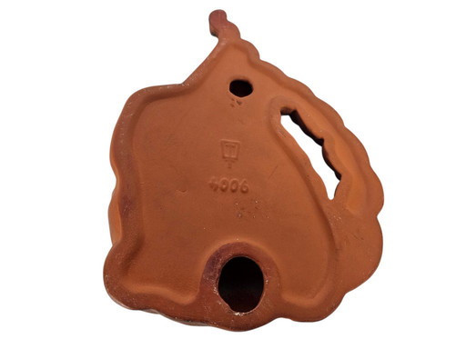 Achatit Cortendorf - terracotta - wandmasker - ceramic mask - handarbeit - 50s