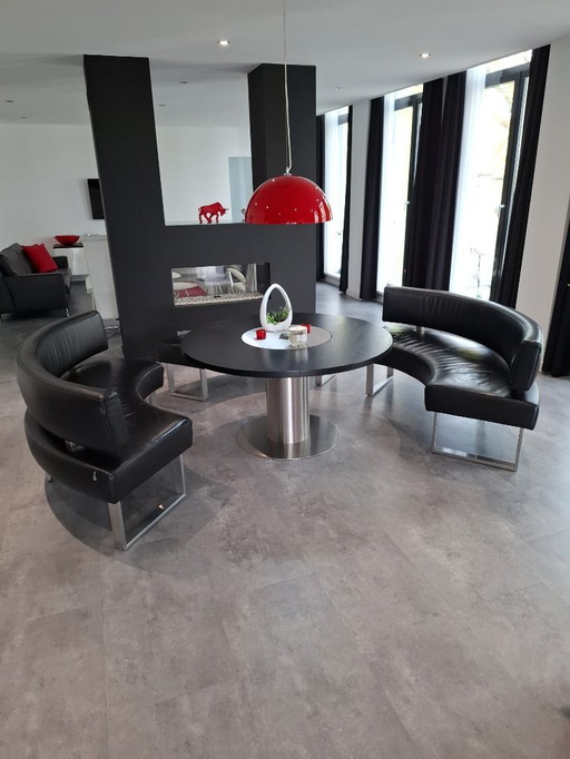 Beautiful designer dining table with benches