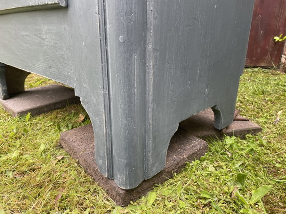 Image 1 of 18E Eeuwse Kledingkast Keukenkast Halkast Legkast Frans  Antiek