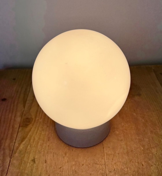 Vintage White Porcelain Ceiling Light with Milk Glass, 1960s – Plafonniers (photo 8 of 11)