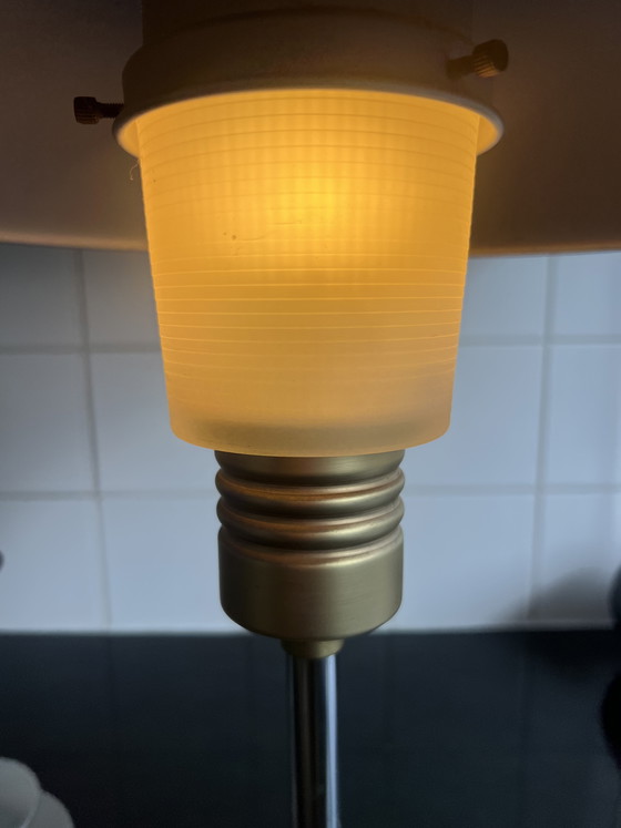 Image 1 of Set furgoneta 2 vintage IKEA ufo tafellampen | lámpara de mediados de siglo tipo B0208