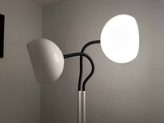 Image 1 of Lampada da terra vintage a forma di fungo, stile spaziale Hala