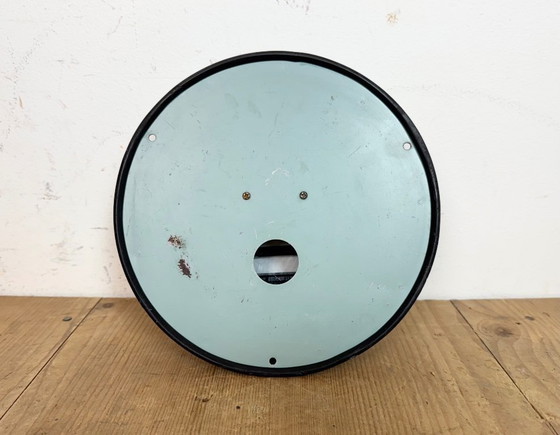 Image 1 of Vintage blauwe Hanil maritieme wandklok, jaren 80