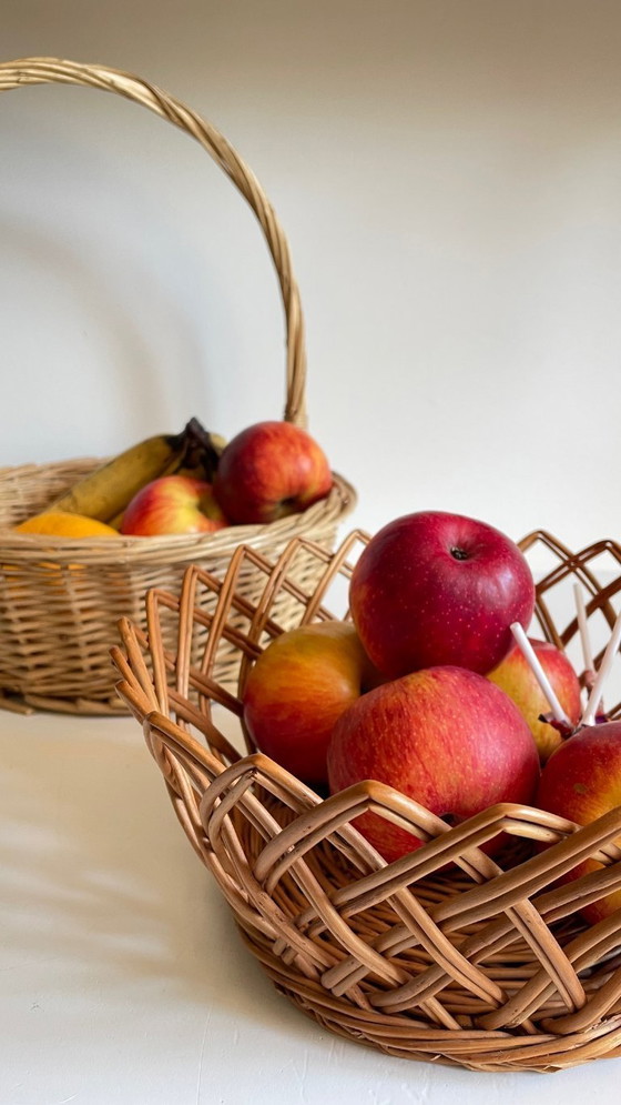 Image 1 of Vintage Rattan Baskets