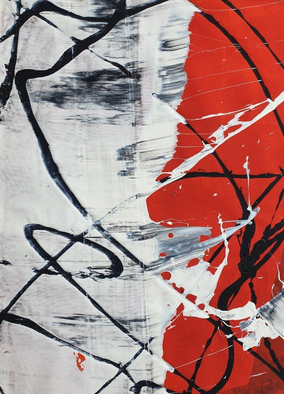 Image 1 of Jürgen Angeler - Red Flower - 215 x 150 cm