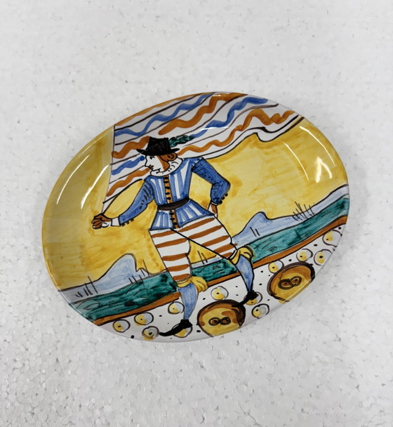 Image 1 of Coppia di piattini in ceramica  ND DIOLFI  Montelupo