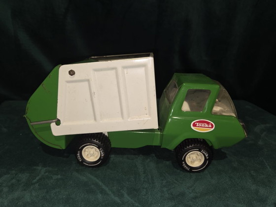 Image 1 of Camion della spazzatura Tonka d'epoca – metallo – anni '70
