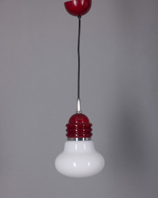 VINTAGE CHANDELIER FROM THE 1970S, ARIANNA MODEL, DESIGNED BY PIERO BROMBIN FOR ARTEMIDE