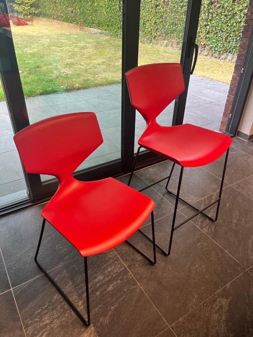 Tonon Quo Chair 10x Counter Height en 6x Bar Height – eetkamerstoelen, Metal, Plastic (photo 2 of 8)