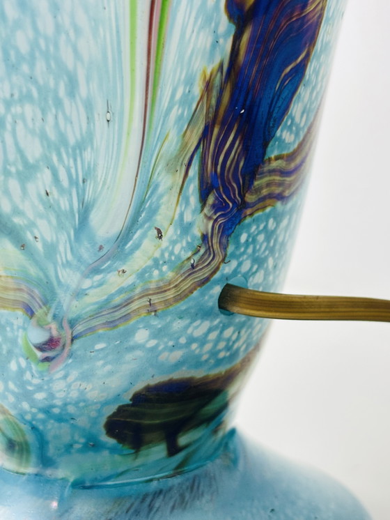 Image 1 of Design Murano style blown table lamp