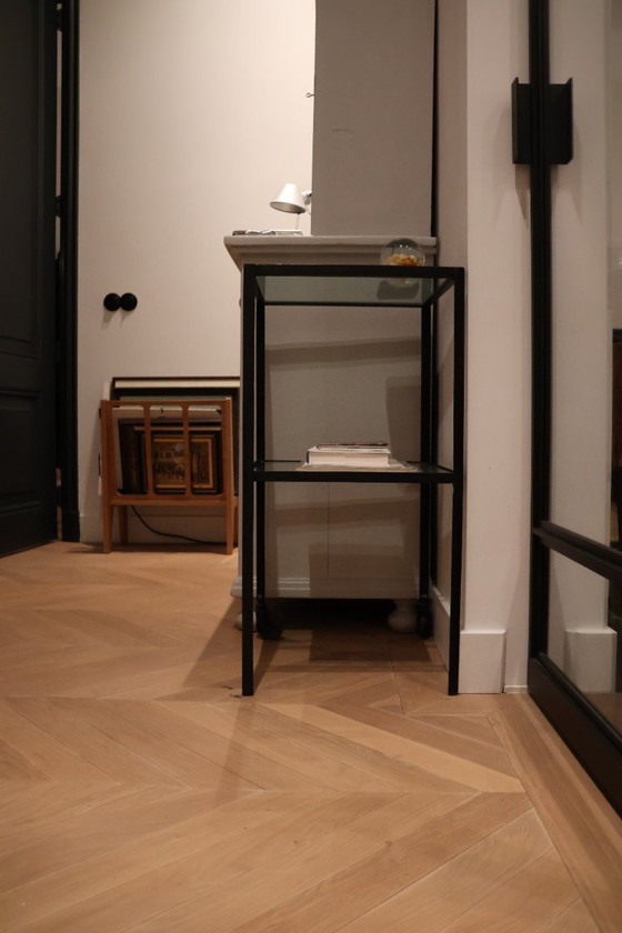 Image 1 of 1x House Doctor Trolley black metal glass