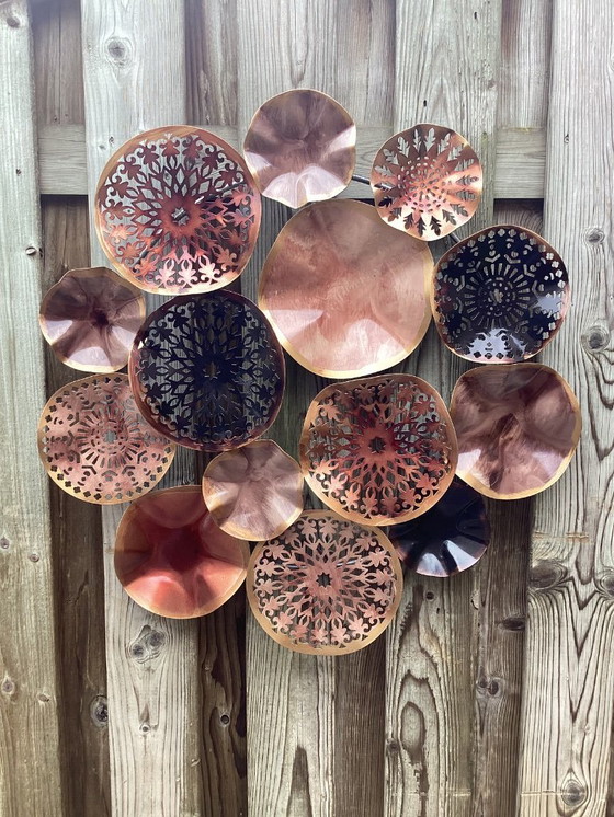 Image 1 of Boltze grande decorazione murale in metallo