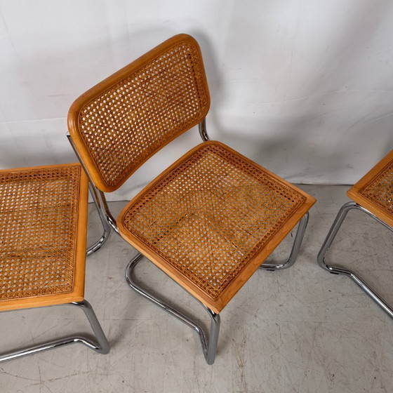 Image 1 of Set of 4 “Cesca” Bauhaus-Style Chairs, Italy, 1980s