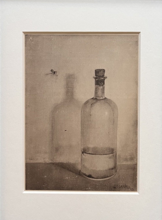 Image 1 of Jan Mankes 1889-1920 / Originele Heliogravure Oliefleschje 1923