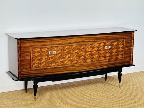 Image 1 of Art Deco dressoir van Macassar ebbenhout, Frankrijk, jaren 1940