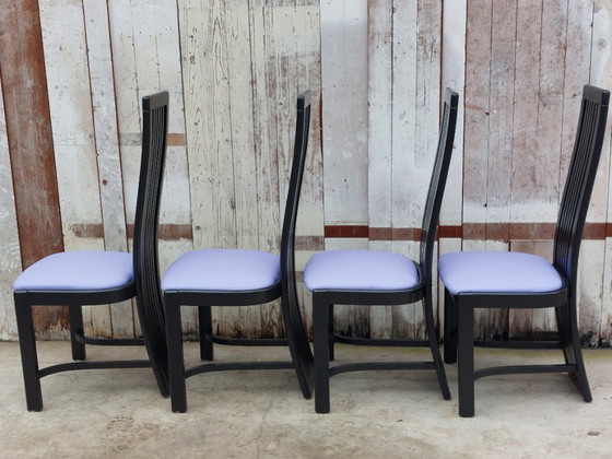 Image 1 of Sedie modello L4k 252 di Liberty, set di 4. Design