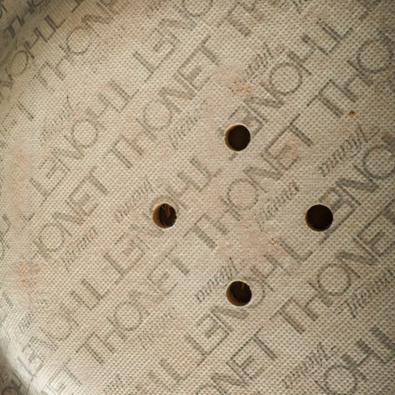 Image 1 of Poltrona nera con pelle turchese di Marcel Kammerer per Thonet