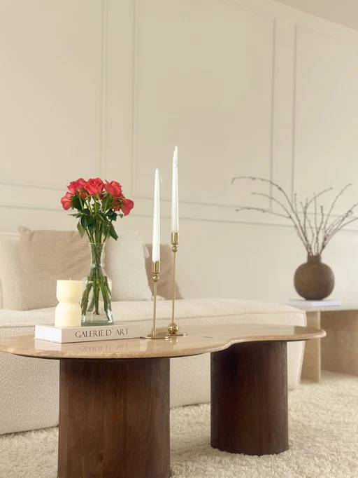 Travertine Coffee Table