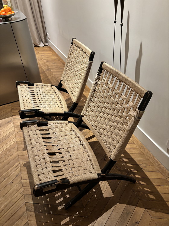 Image 1 of Ebert Wels paper corps folding robe chair