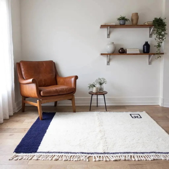 Modern minimalistisch wollen vloerkleed – 250CMX150CM – Vloerkleden en tapijten, Wool, Cotton, Scandinavian (photo 5 of 9)