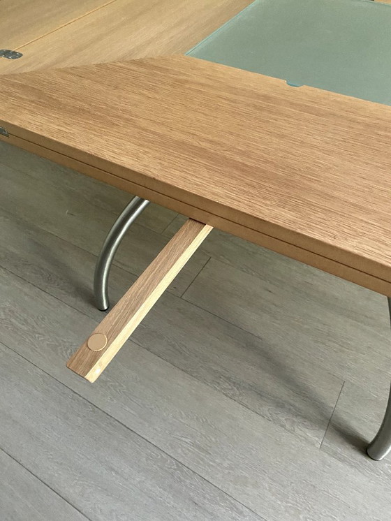 Image 1 of Table (circular side) Design Bob Van den Berghe 1976