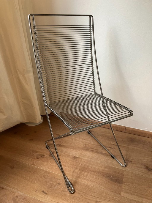 2x Kreuzschwinger chairs type KSL 0.6, chrome-plated.