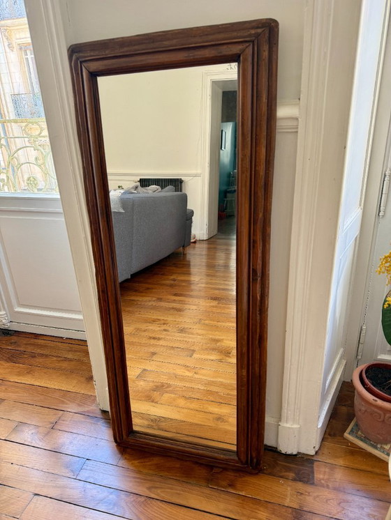 Image 1 of Miroir à poser en bois léger - charme vintage
