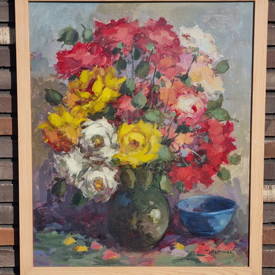 Image 1 of Flower still life 50x60 cm