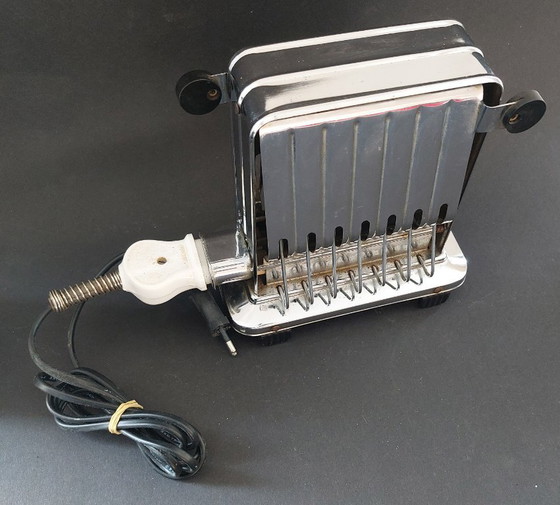 Image 1 of Two Inventum vintage chrome toasters