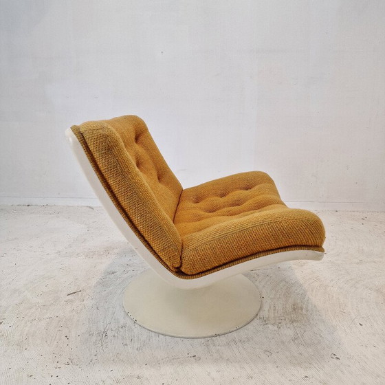 Image 1 of Vintage model 975 armchair in wool by Geoffrey Harcourt for Artifort, 1970