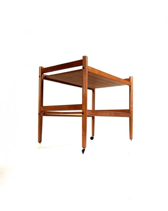 Image 1 of Vintage Danish teak trolley '60