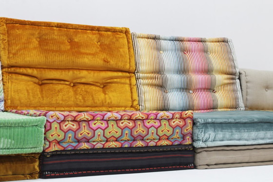 Image 1 of Divano Roche Bobois Mah Jong Missoni design di Hans Hopfer, set di 15