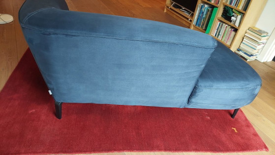 Chaise longue azul oscuro – XOOON, Metal, Textil (photo 3 of 6)