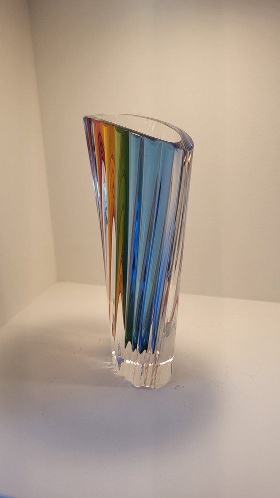 Image 1 of Jarrón Kosta Boda - Göran Wärff - Movimiento de cristal