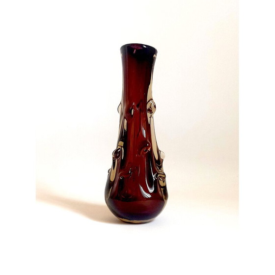 Image 1 of Vintage Murano glass vase, 1970