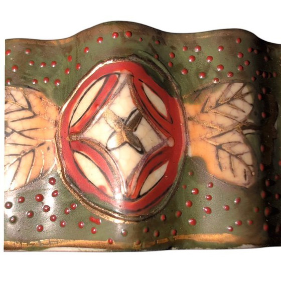 Image 1 of Ceramic vaulted box with lid