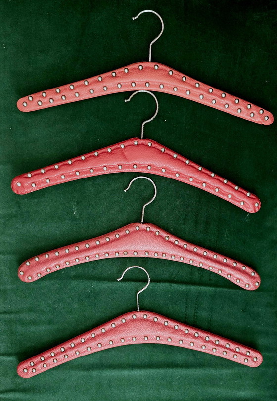 Image 1 of Leatherette hangers from the 60s/70s