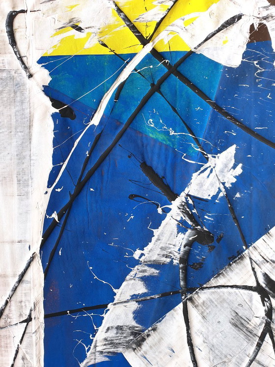 Image 1 of Jürgen Angeler - The Blue Dimension - 200 x 140 cm