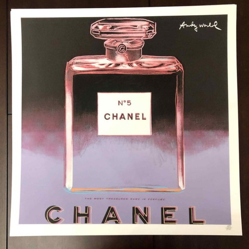 1990s After Andy Warhol "Chanel" Lithograph – lithos zeefdrukken, Paper