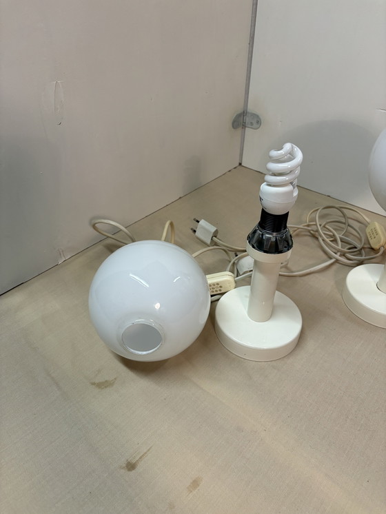 Image 1 of Vintage Jaren 80 mid-century space age lampen